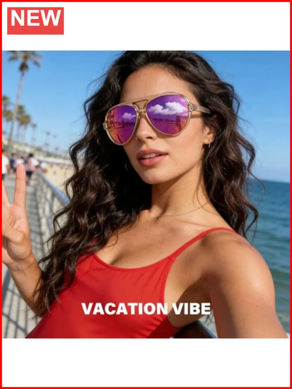 Polarized Aviator Sunglasses Sporty Style Running Sun Glasses Tangle Free Frame